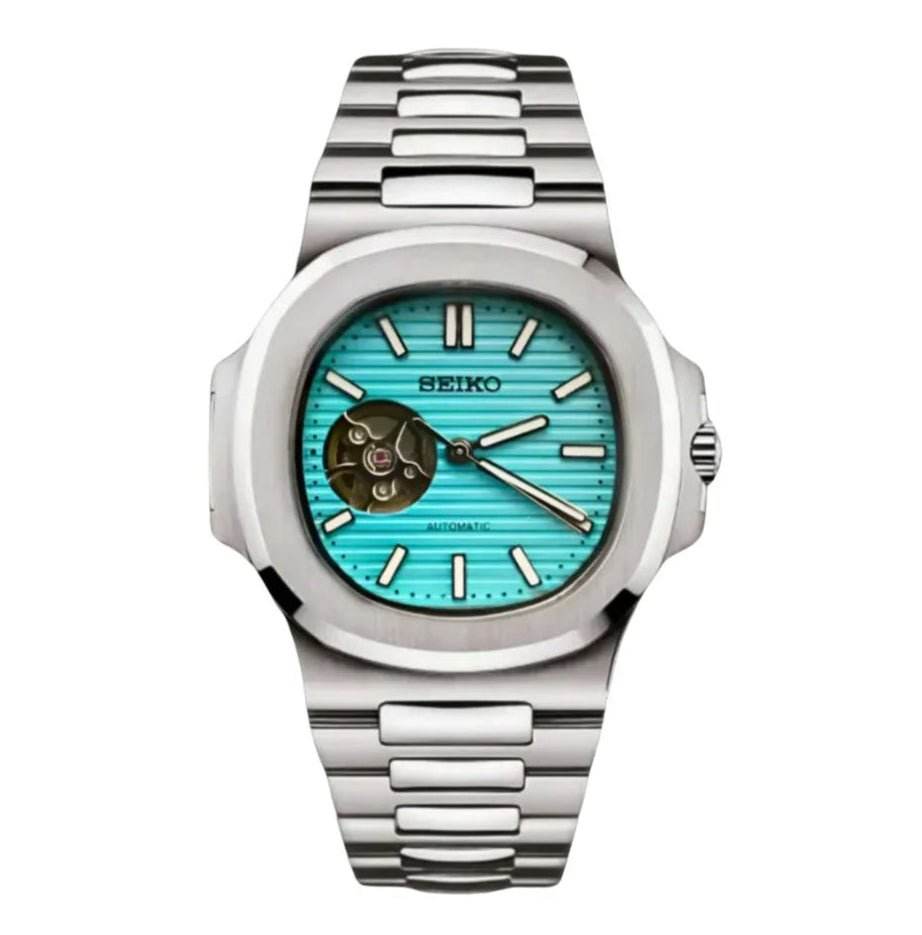 Open Heart Nautiko - Tiffany - Seiko Mod Labs