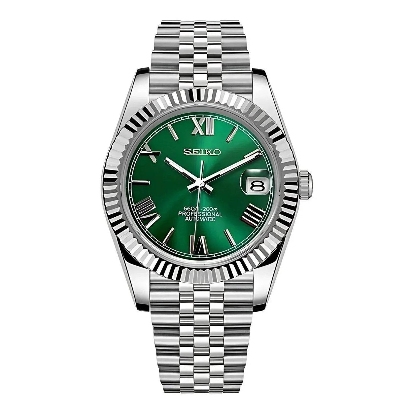 Seikojust Numerals - Forest Green - Seiko Mod Labs
