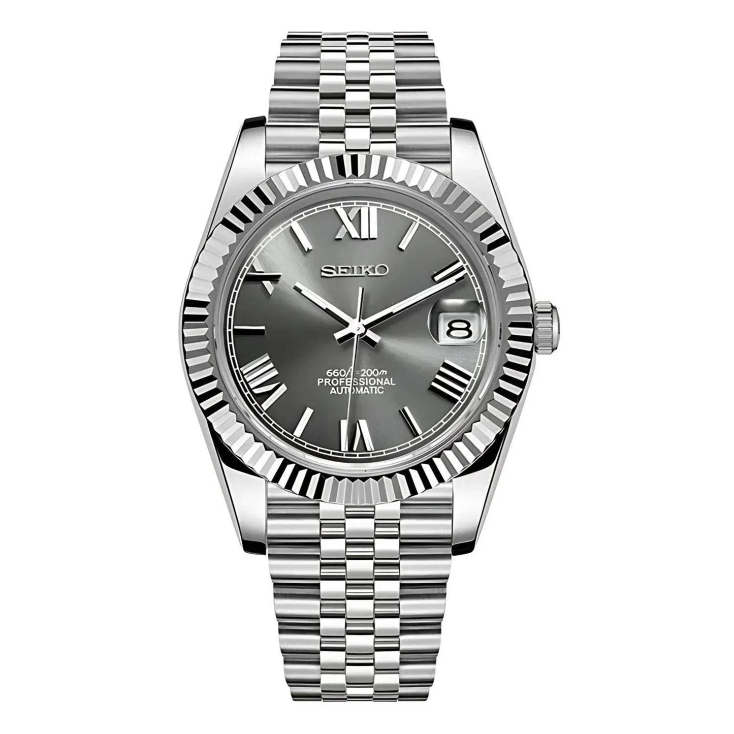 Seikojust Numerals - Silver - Seiko Mod Labs