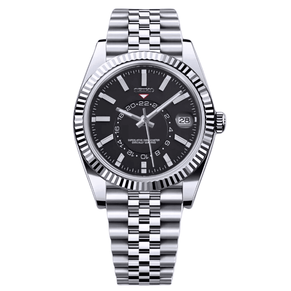 Seikojust Sky Dweller - Stealth Black - Seiko Mod Labs