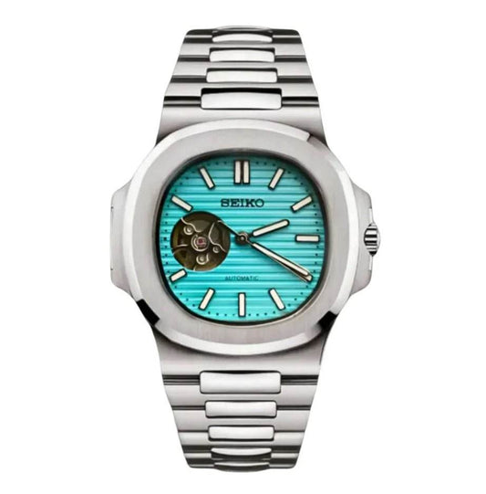Open Heart Nautiko - Tiffany - Seiko Mod Labs