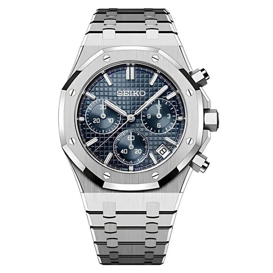 Royal Seikoak Chronograph - Abyss Blue - Seiko Mod Labs