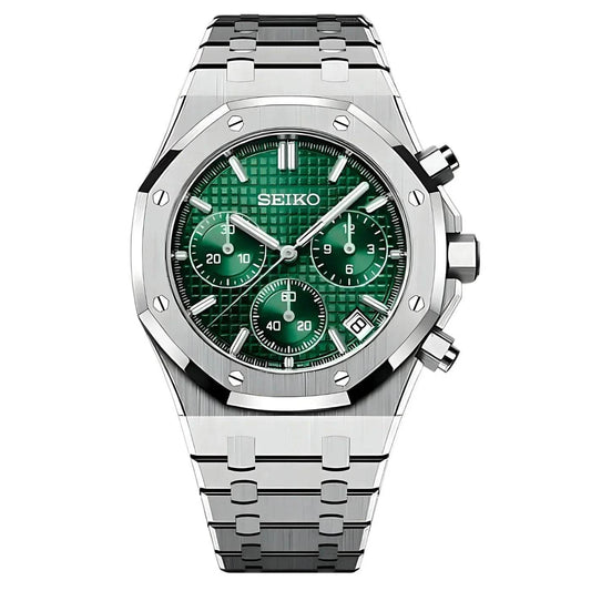 Royal Seikoak Chronograph - Forest Green - Seiko Mod Labs
