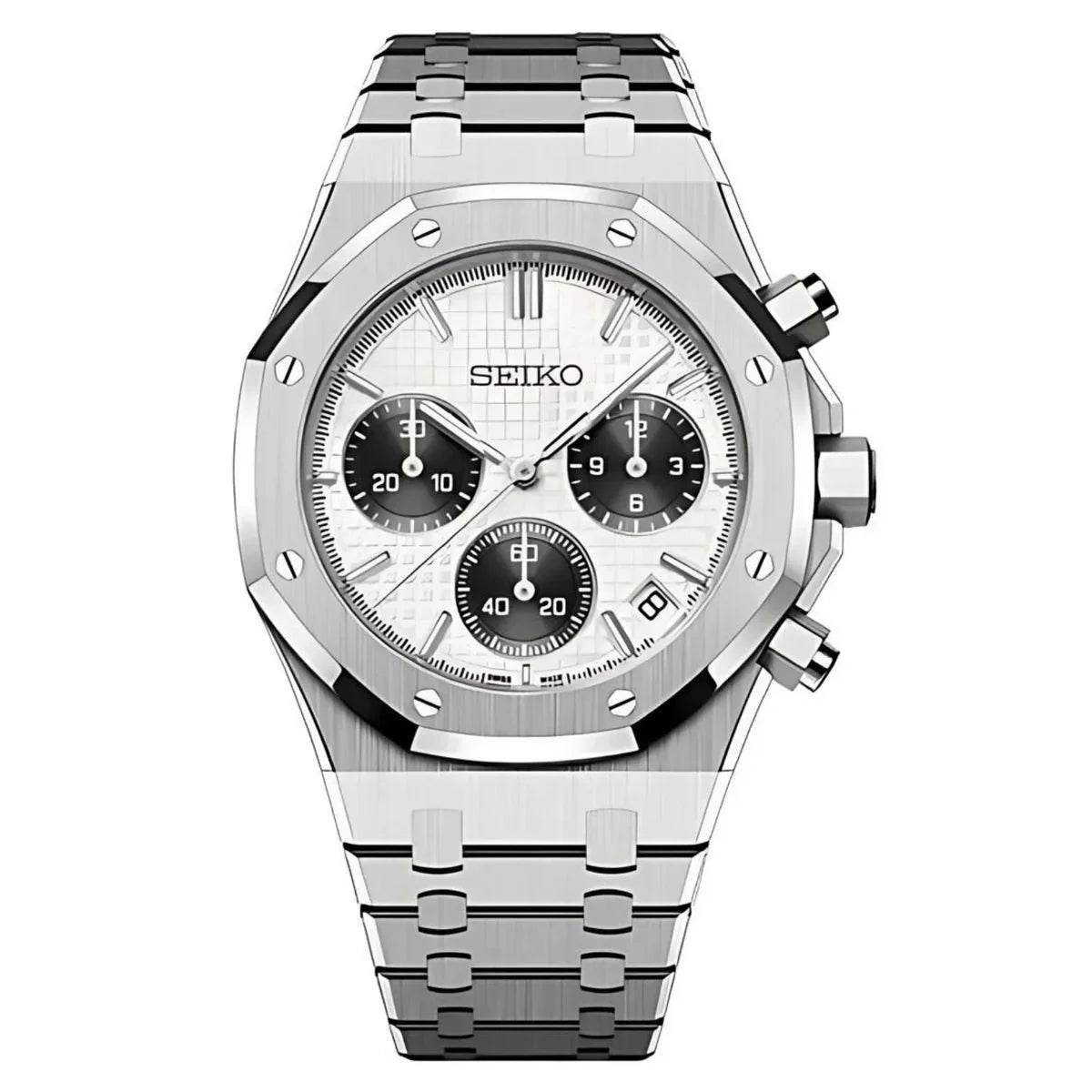 Royal Seikoak Chronograph - Panda - Seiko Mod Labs