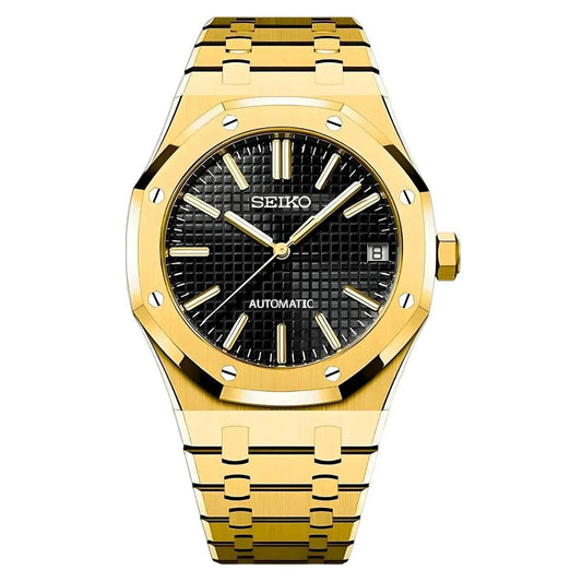 Royal Seikoak - Imperial Gold & Stealth Black - Seiko Mod Labs
