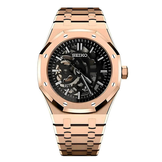 Royal Seikoak - Rose Gold Skeleton - Seiko Mod Labs