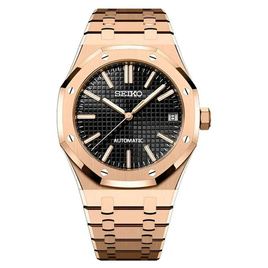 Royal Seikoak - Rose Gold & Stealth Black - Seiko Mod Labs