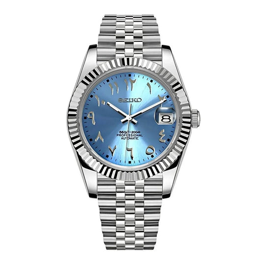 Seikojust - Arabic Ice Blue - Seiko Mod Labs
