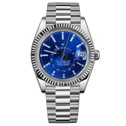 Seikojust Sky Dweller - Abyss Blue - Seiko Mod Labs