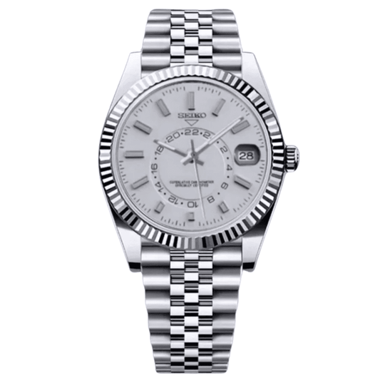 Seikojust Sky Dweller - Ghost White - Seiko Mod Labs