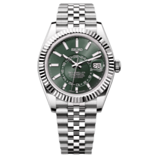 Seikojust Sky Dweller - Mint Green - Seiko Mod Labs