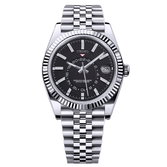 Seikojust Sky Dweller - Stealth Black - Seiko Mod Labs