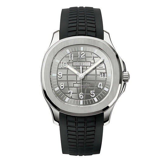 Seiko Mod Lab's Custom Silver Seiko Aquanaut Inspired Mod Watch
