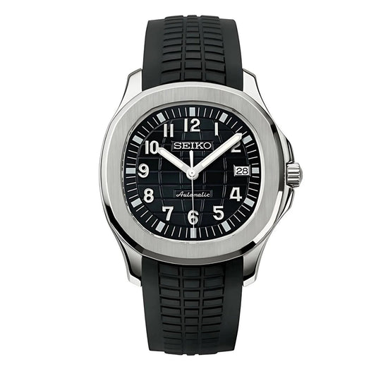 Seiko Mod Lab's Custom Black Seiko Aquanaut Inspired Mod Watch